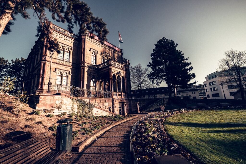 A castle in the parc