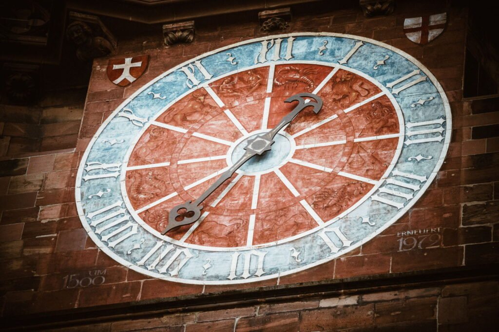 Closer Freiburg Muenster Clock