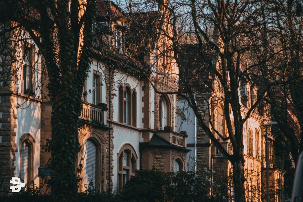 Old houses row