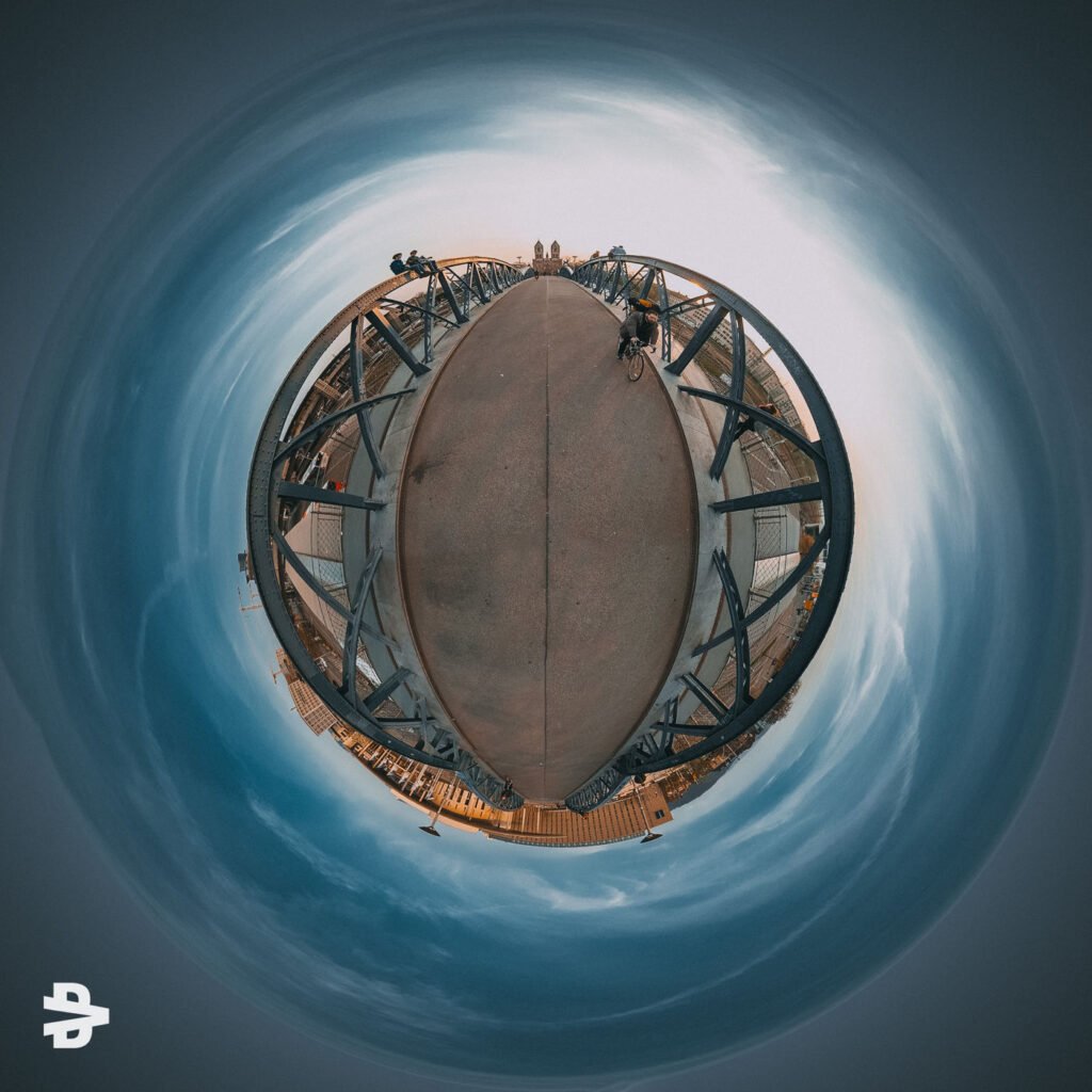 Globe Blue Bridge