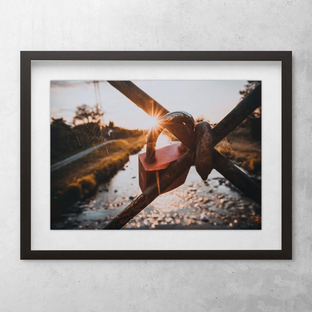 Love lockdown 6 love lockdown paper mockup landscape